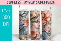 Floral Seamless Tumbler Sublimation BUNDLE Product Image 10