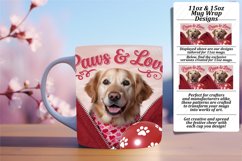 Bold 15oz Mug Wrap Png Template , Valentines Product Image 1