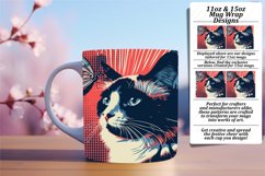 Elegant Cat Mug Sublimation - 11oz &amp; 15oz Options for Feline Product Image 1
