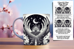 Whimsical 15oz Mug Wrap Png Artwork , Mystic Product Image 1