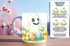 Easter Haunts: Spring Ghost Pattern Mug Product Image 1