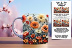 Chic Floral Embroidery Mug Design - Spring Edition Product Image 1