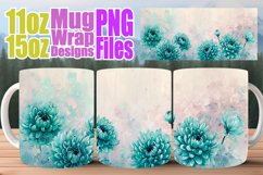 Sublimated Floral Cup: Spring Pattern 15oz Product Image 1
