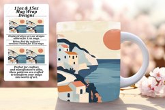 Boho Mug Wrap Modern Minimalist 11oz 15oz Product Image 1