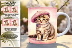 Glamorous 15oz Mug Wrap Png Template , Animals Product Image 1