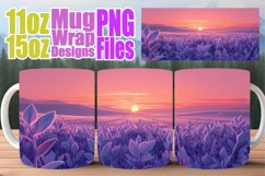 Spring Landscape Mug Wrap - Beauty Sublimation Design Product Image 1