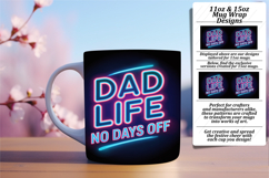 Charming 11oz Mug Wrap Png Template , Father's Day Product Image 1