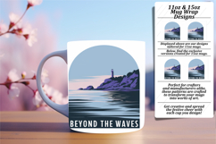 Dynamic 11oz Mug Wrap Png Template , Adventure Product Image 1