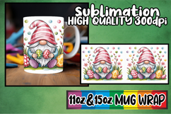 Joyous memories 11oz 15oz sublimation wrap, Easter Gnomes Product Image 1