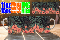 Sweet nostalgia 11oz 15oz mug wrap, Leopard Prints Product Image 1