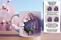 Easter Elegance Floral Mug Sublimation Product Image 1