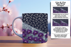 Vivid 15oz Mug Wrap Png Template , Leopard Print Product Image 1