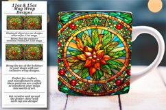 Christmas Stained Glass Wrap - Mug Sublimation Charm Product Image 1
