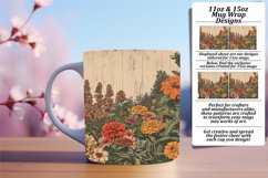 Blossoming Retro Mug Sublimation Product Image 1