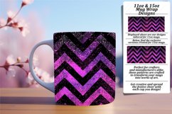 Sparkly Glittery 11oz/15oz Stripes Mug Wrap Product Image 1