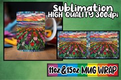 Sublime Stained Glass Mug Wrap Decor 11oz/15oz Product Image 1