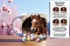 Easter Bunny 3D Mug Sublimation, Springtime Joy Product Image 1