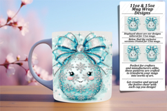 Delightful 15oz Mug Wrap Png Template , Easter Egg Product Image 1
