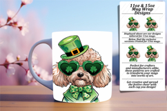 Unique 15oz Mug Wrap Png Artwork , St Patrick Product Image 1