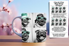 Funny Dog Art Mug Wrap for Enthusiasts PNG Product Image 1
