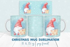 Christmas Gnomes Mug Sublimation Mug Wrap Product Image 1