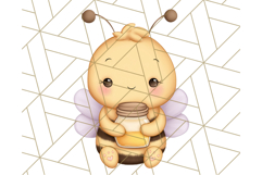 Adorable Bee Clipart PNG, Cute Bees and Accessories PNG Product Image 2
