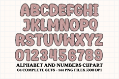 Polka Dot Vintage png Alphabet, polka dot letters doodle Product Image 4