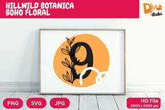 Hillwild Botanica Boho Floral Monogram Product Image 1