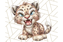 Adorable Angry Animals Clipart PNG, Cute Moody Faces Png Product Image 2