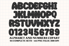 Wizard Magic School Alphabet Clipart, wizard letters doodle Product Image 4
