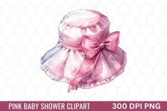 Pink Baby Shower Clipart Product Image 1