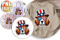 Bright Tote Bag Art Ideas PNG, American Dog Product Image 1