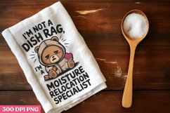 I&#039;m not a dish rag, I&#039;m a moisture PNG, Funny Kitchen Di Product Image 1