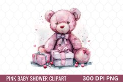 Pink Baby Shower Clipart Product Image 1