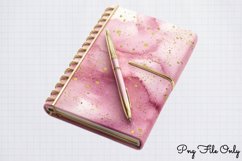 Glam Pink Planner Sublimation clipart Bundle PNG Product Image 11