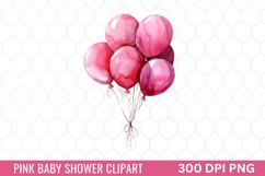 Pink Baby Shower Clipart Product Image 1