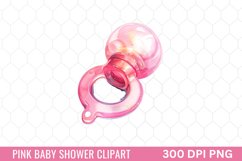 Pink Baby Shower Clipart Product Image 1