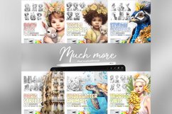 80 Procreate Stylish Animals haute couture Stamp Brushes Product Image 10