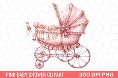 Pink Baby Shower Clipart Product Image 1