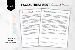 Facial Treatment Consent Form Template - 5 Colors Product Image 1