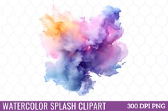 Watercolor Splash Clipart Bundle Product Image 11