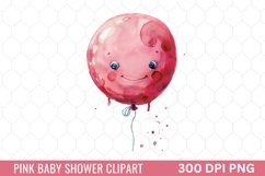 Pink Baby Shower Clipart Product Image 1