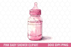 Pink Baby Shower Clipart Product Image 1