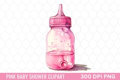 Pink Baby Shower Clipart Product Image 1
