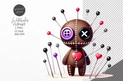 Halloween clipart, Doll clipart, Autumn clipart Product Image 1