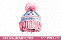 Pink Baby Shower Clipart Product Image 1