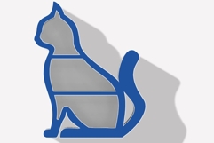 Tiny dollhouse cat shelf digital file download miniature box Product Image 9