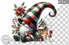 Christmas Gnome Sublimation - Clipart PNG Bundle Product Image 11