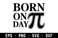 Born On Pi Day Svg | SVG Cut files | Cricut Product Image 1
