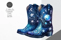 Western clipart, Cowboy boots clipart, Boots clipart Product Image 1